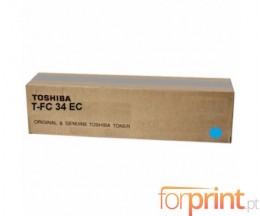 Toner Original Toshiba T-FC 34 EC Cyan ~ 11.500 Paginas